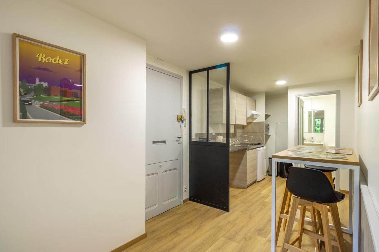 Le Place Du Bourg Appartement T2 Centre Historique Rodez Bagian luar foto